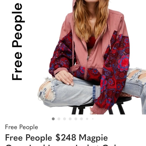 Free People Magpie Rose Jacket NWT Size XS - Picture 10 of 10